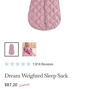 Dream Weighted Sleep Sack - Pink